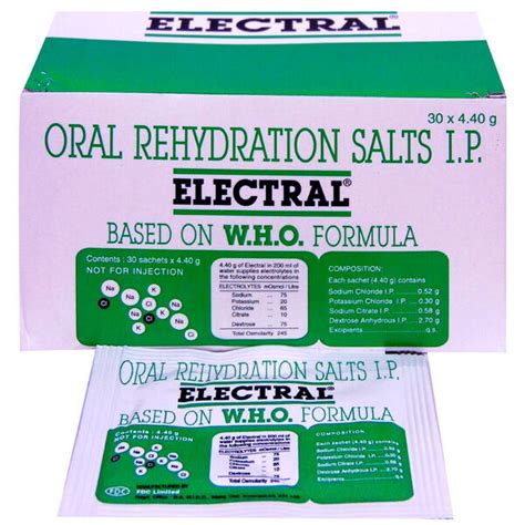 electral sachet powder